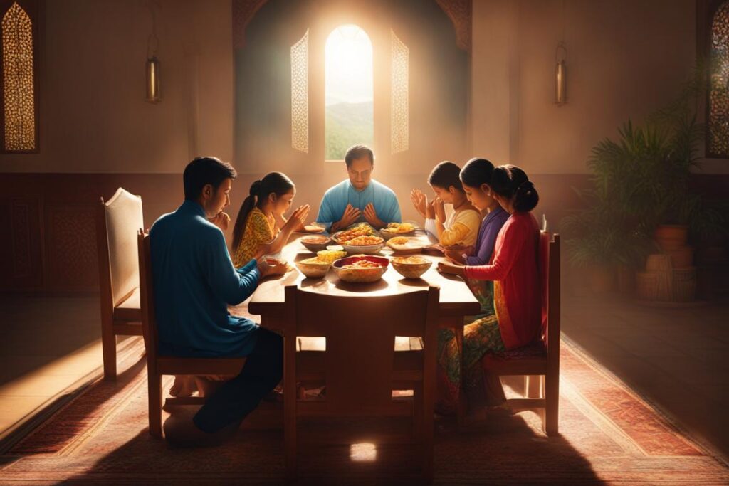 manfaat membaca doa sebelum makan